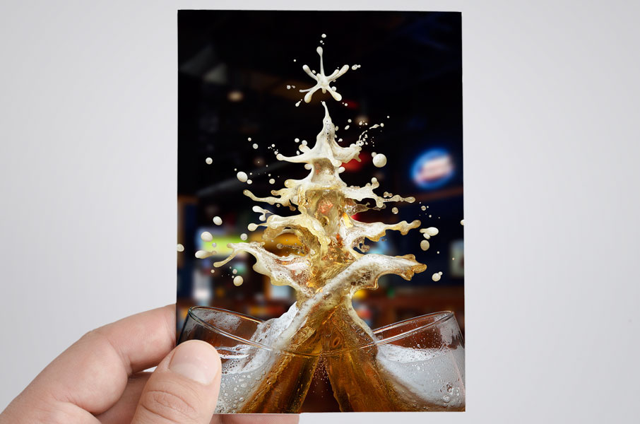 Необычные, креативные, стильные новогодние открытки на Новый Год